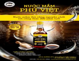 Nước Mắm Cá Cơm Phú Việt loại 3 ( dung tích 500ml/ 1 chai)